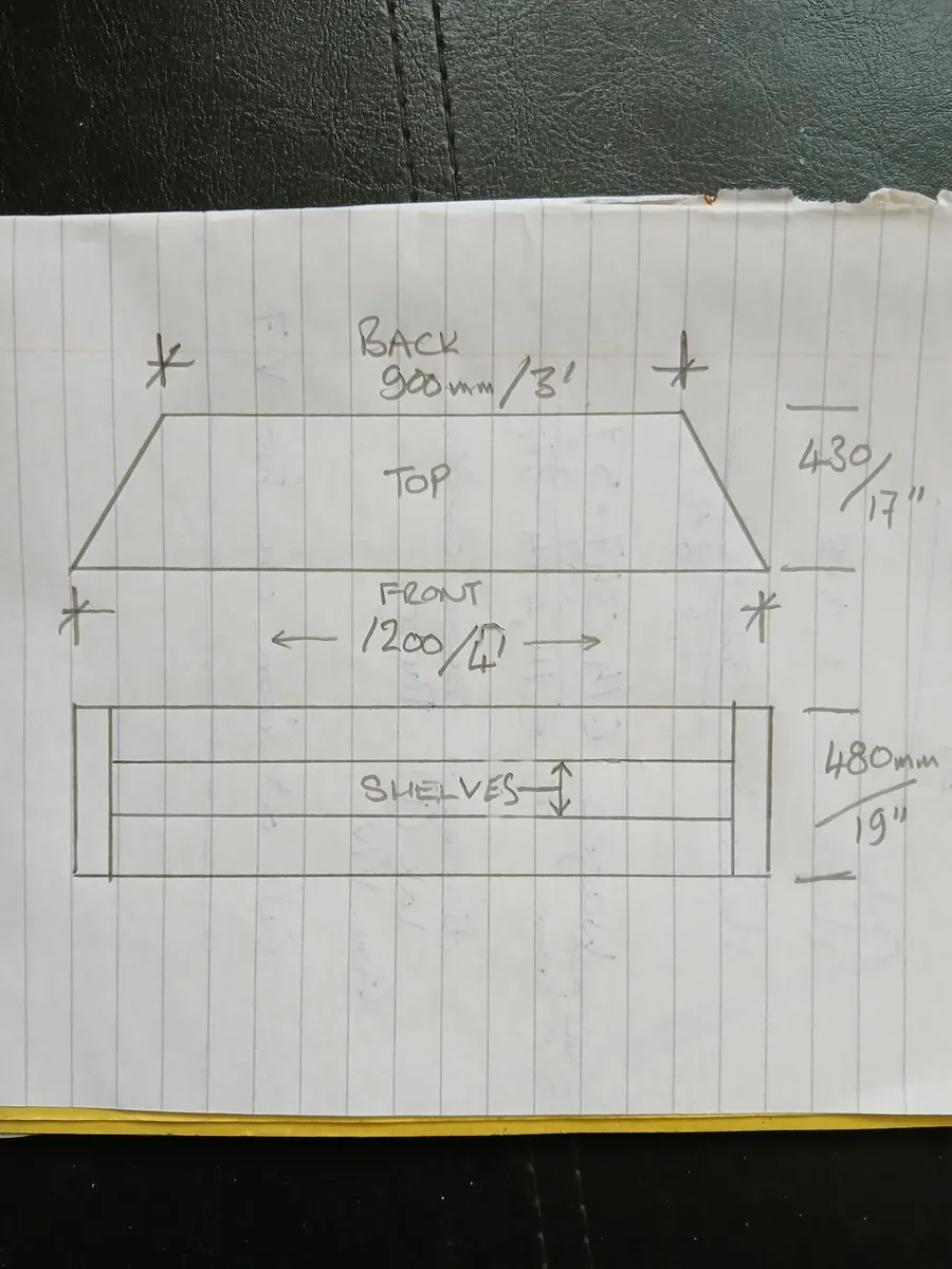 TV STAND UNIT FOR CORNER OR STRAIGHT WALL - Image 4