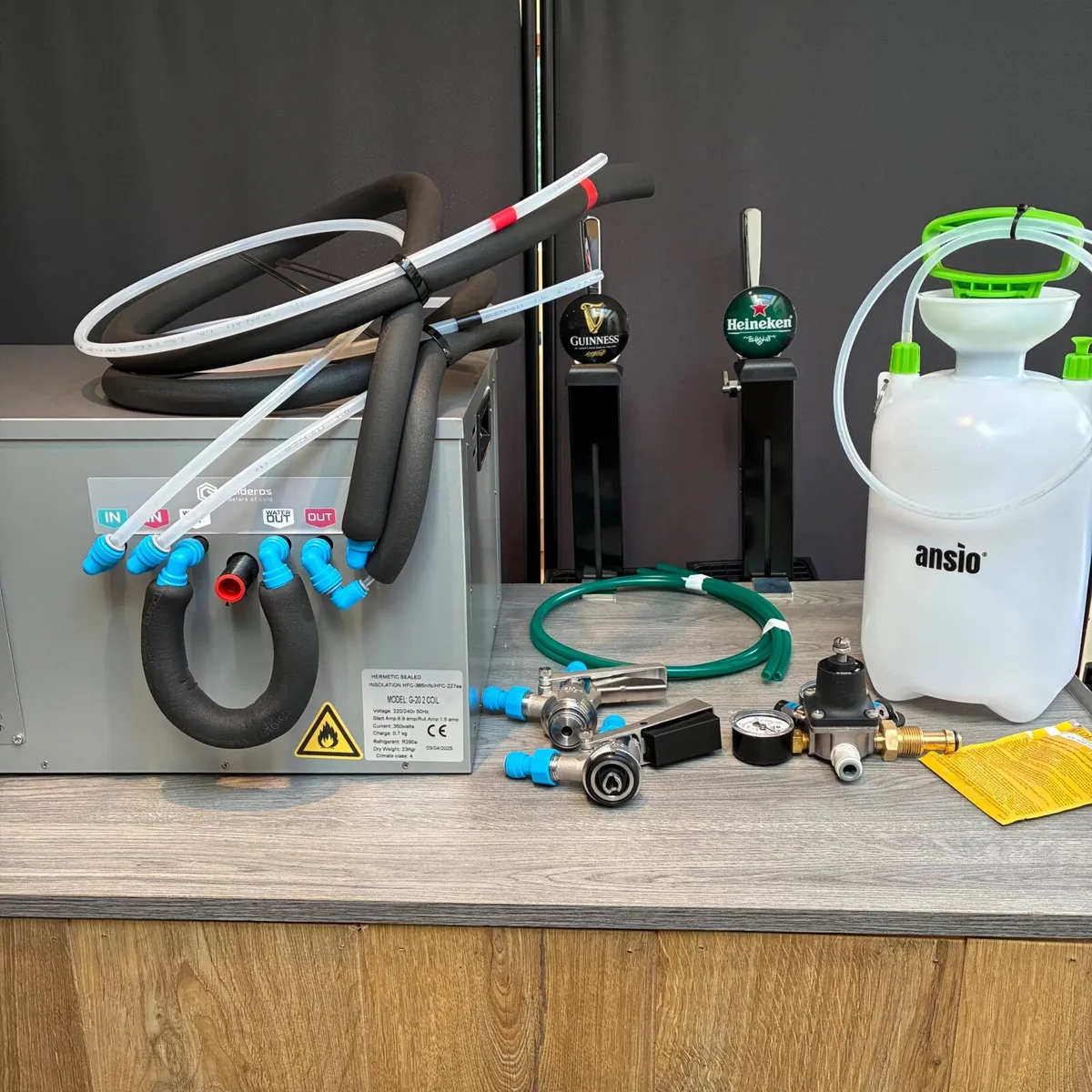 Complete (All New) Home Bar System with 2 x Fonts - Image 1