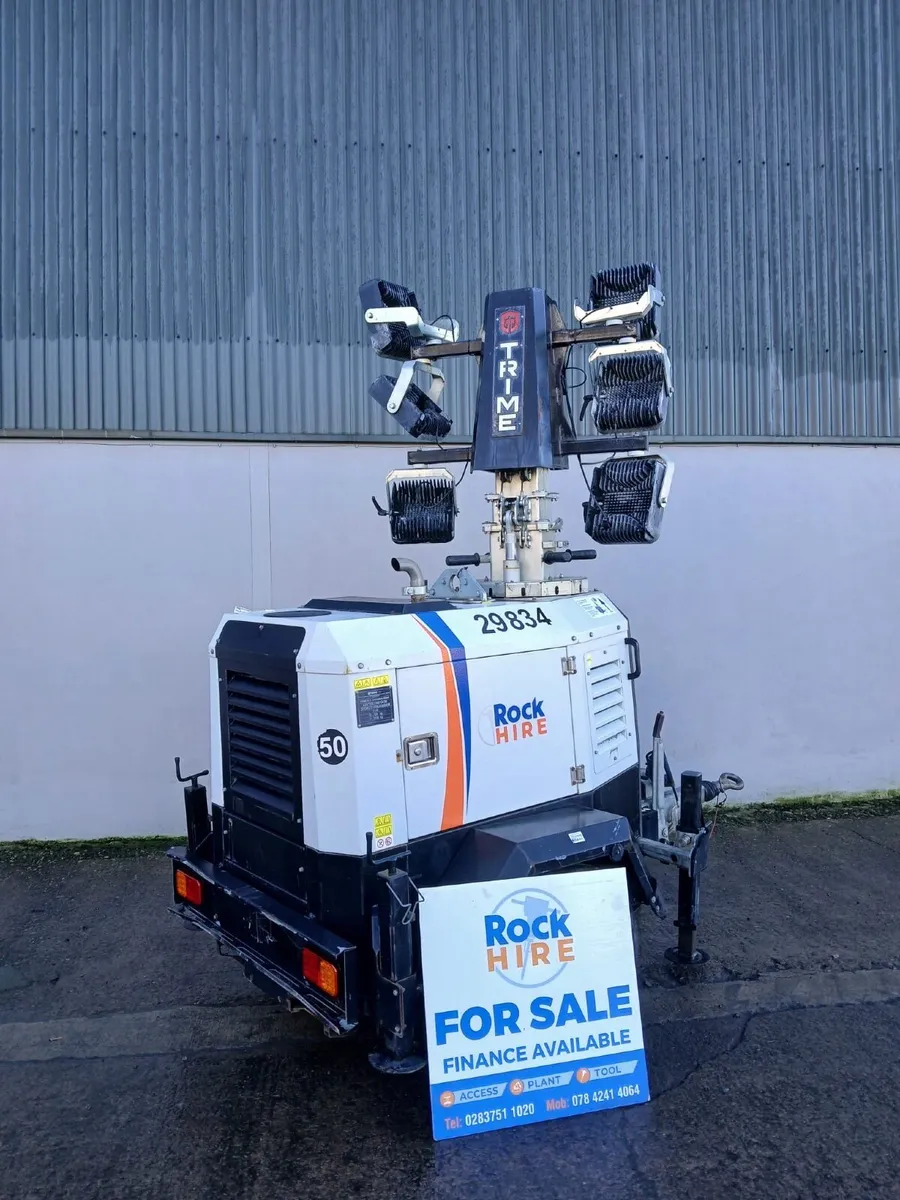 Trime X-ECOK2 Single Axle LED Lighting Tower - Image 2