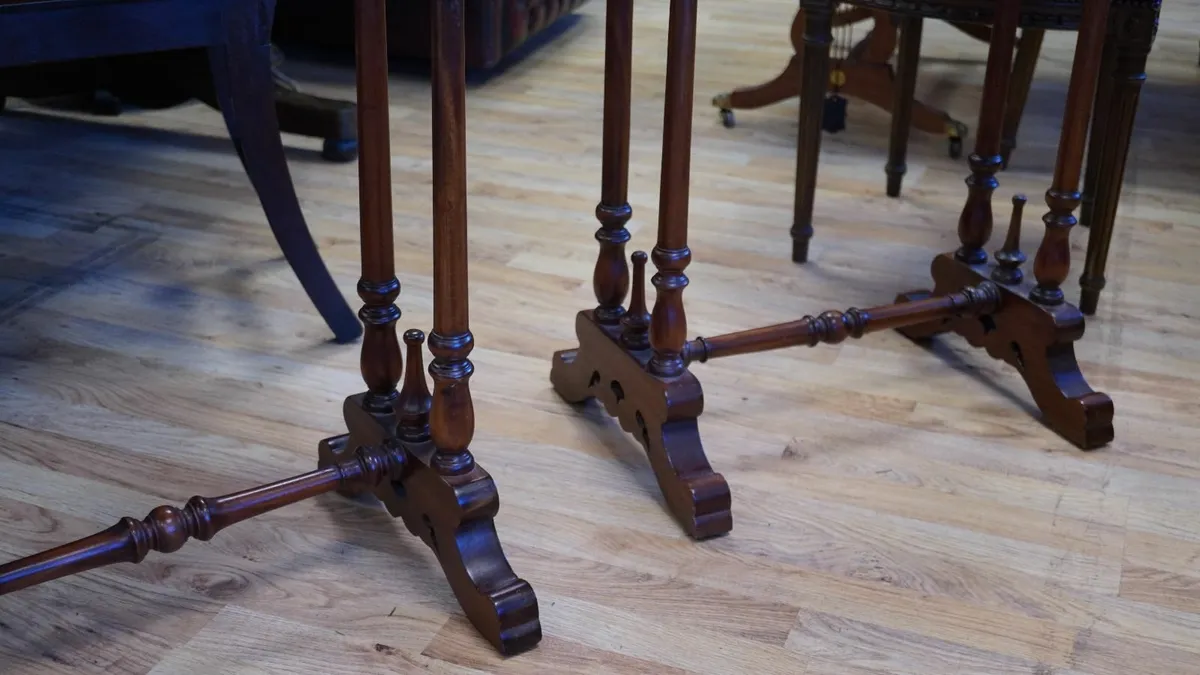 High-Quality Solid Mahogany Bedside Tables - Image 3