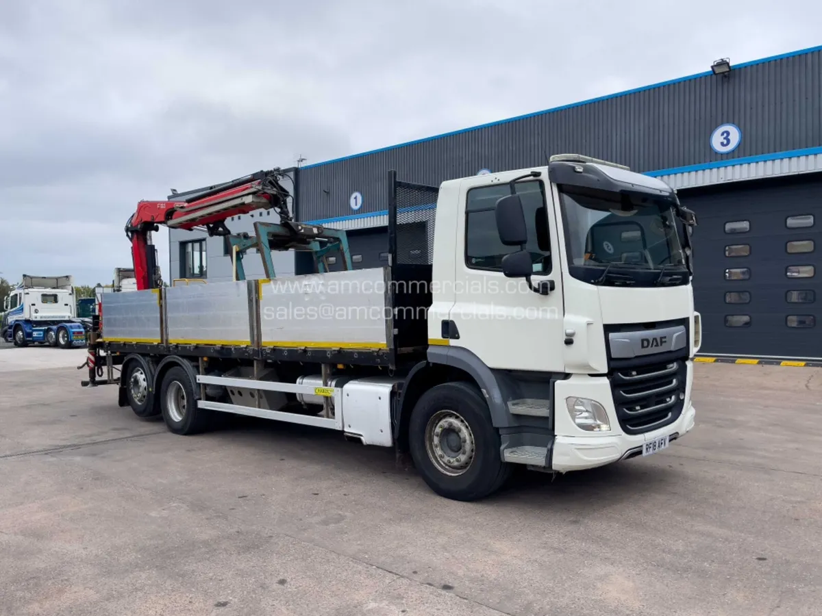2018 DAF CF 370 BRICK CARRIER DROPSIDE - Image 1