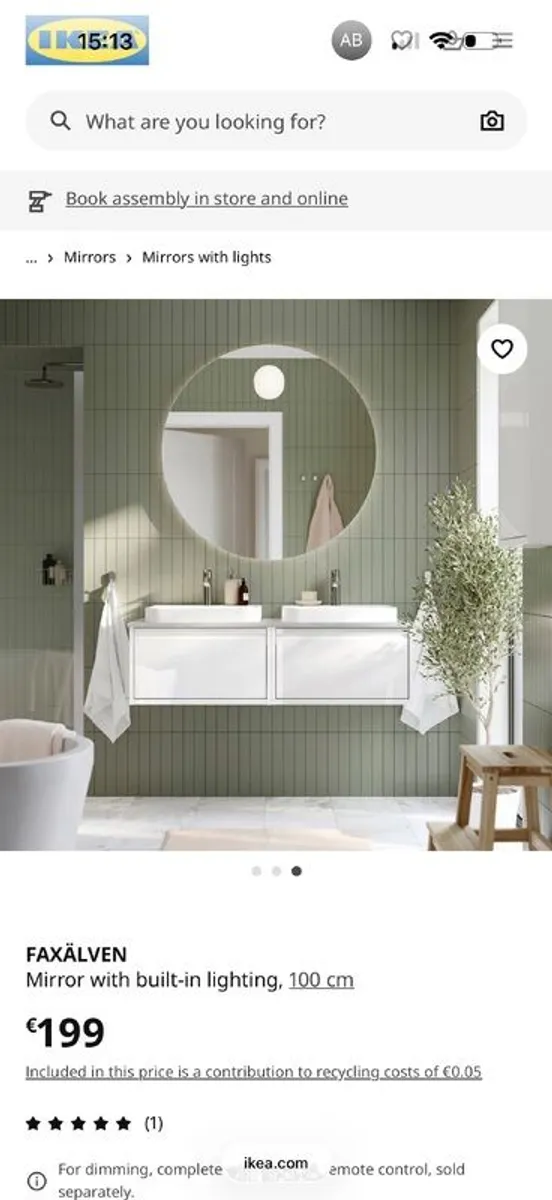 Bathroom Mirror - Image 1