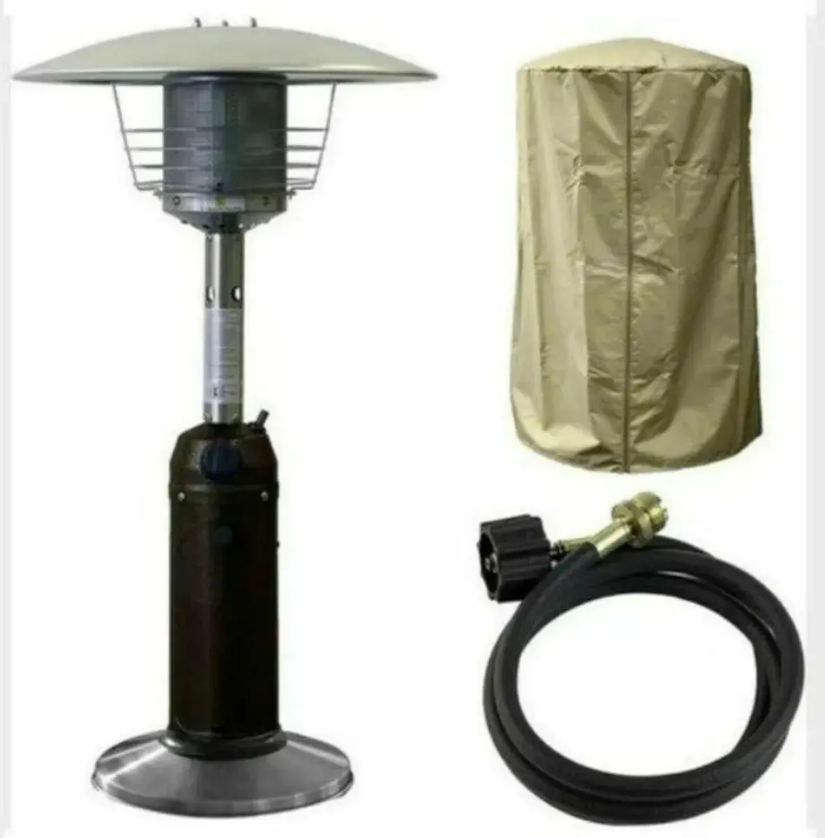 Tabletop Gas Patio Heater in Stainless Steel - Image 2