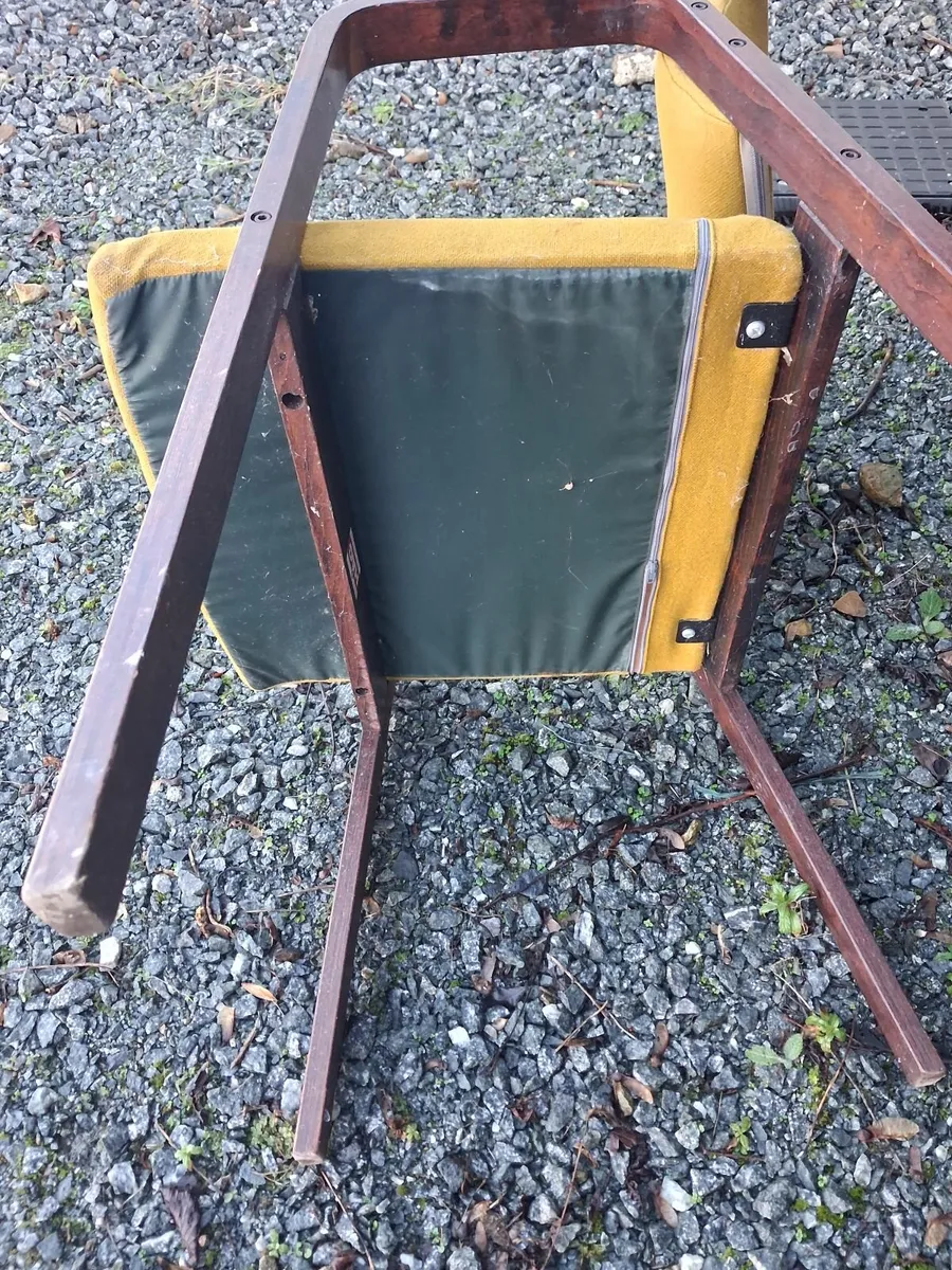 Mid centuary dining chairs - Image 3