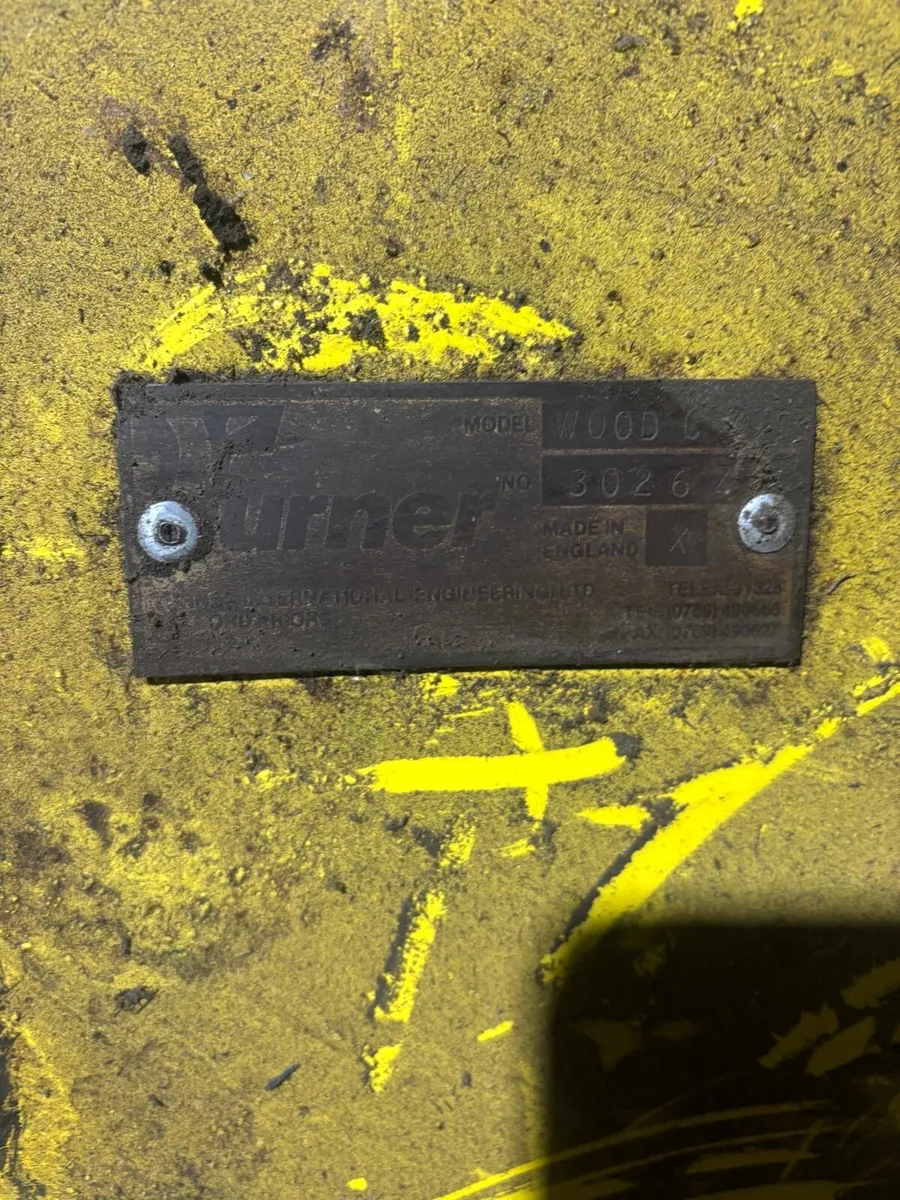 Turner wood chipper - Image 3