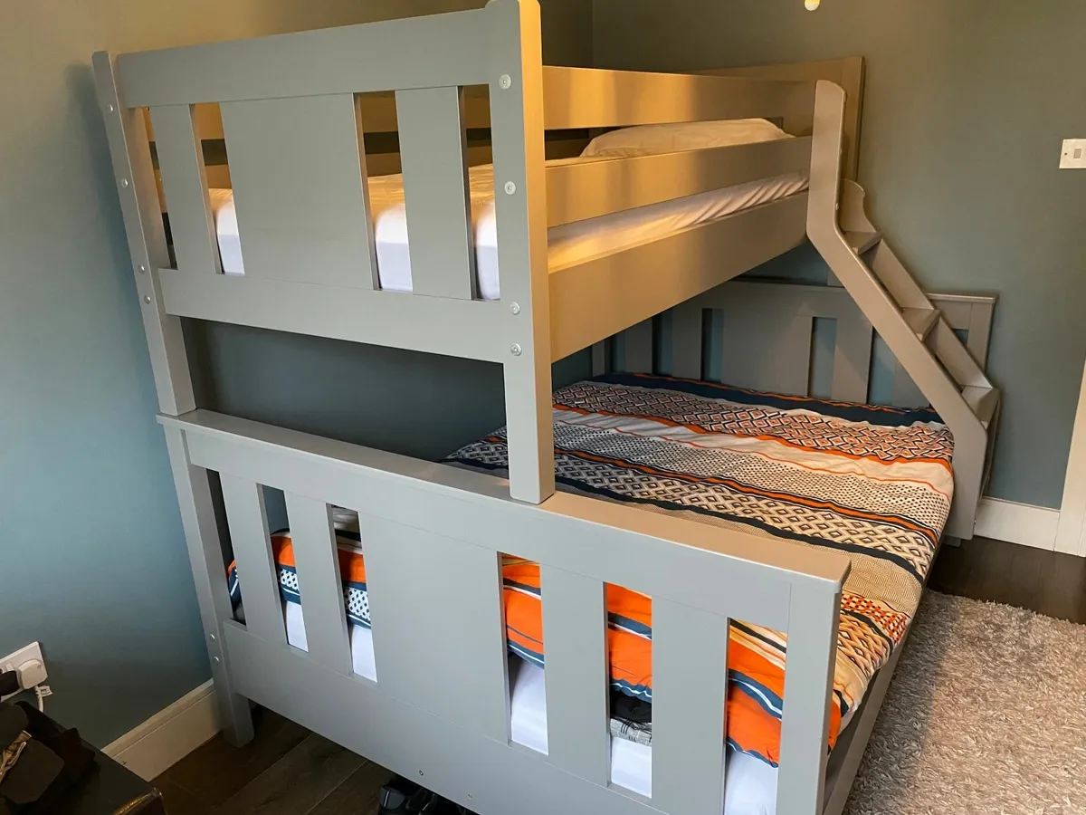 Bunk bed 1 Double & 1 Single - Fast Sale - Image 4