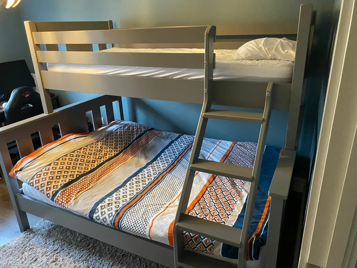 Bunk bed 1 Double & 1 Single - Fast Sale - Image 2