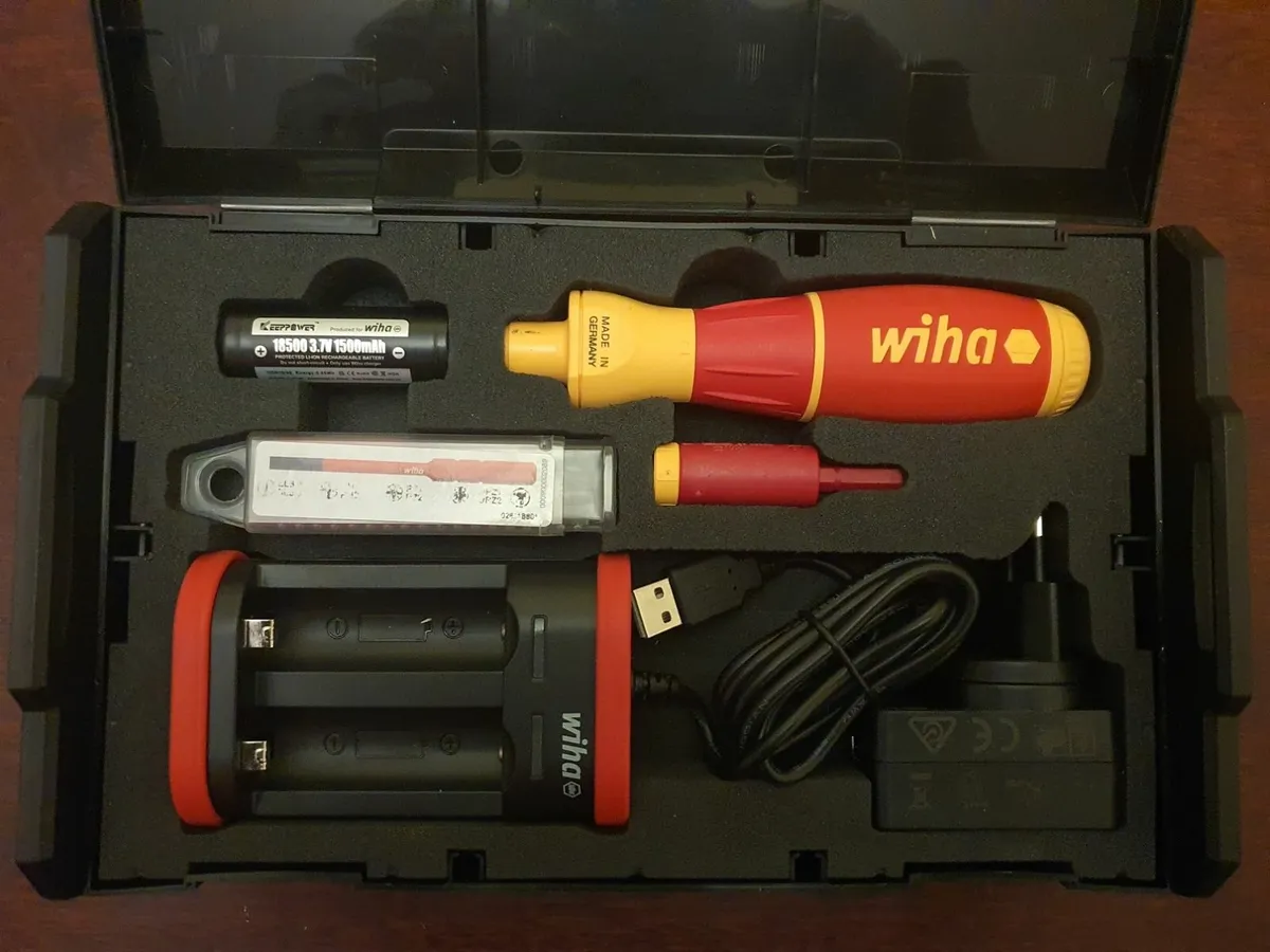 WIHA VDE Rechargeable Screwdriver set - Image 1