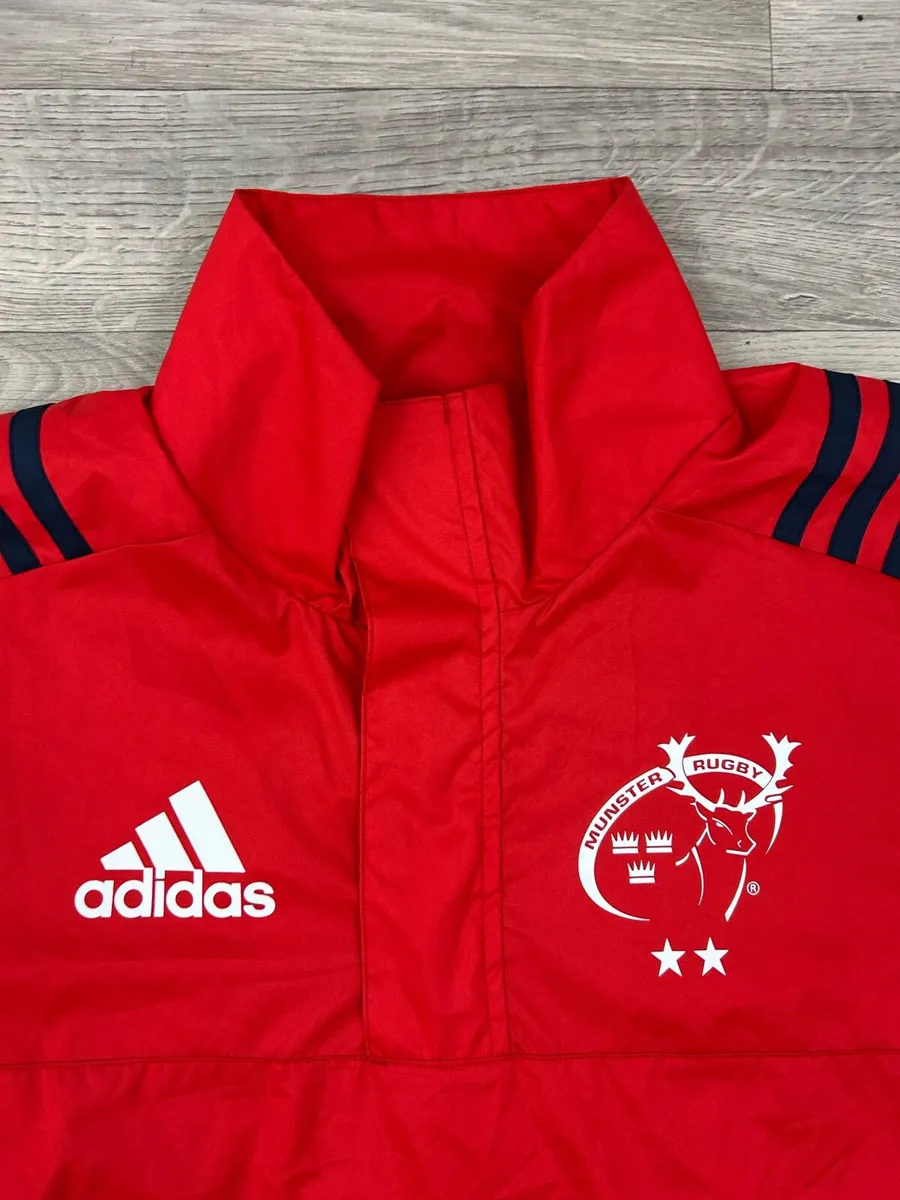 Adidas Munster Half Zip Rugby Jacket Mens S/M - Image 3