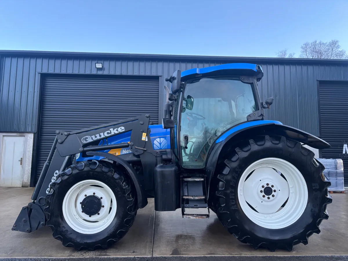 05 New Holland TS115A with Q960 Loader - Image 2