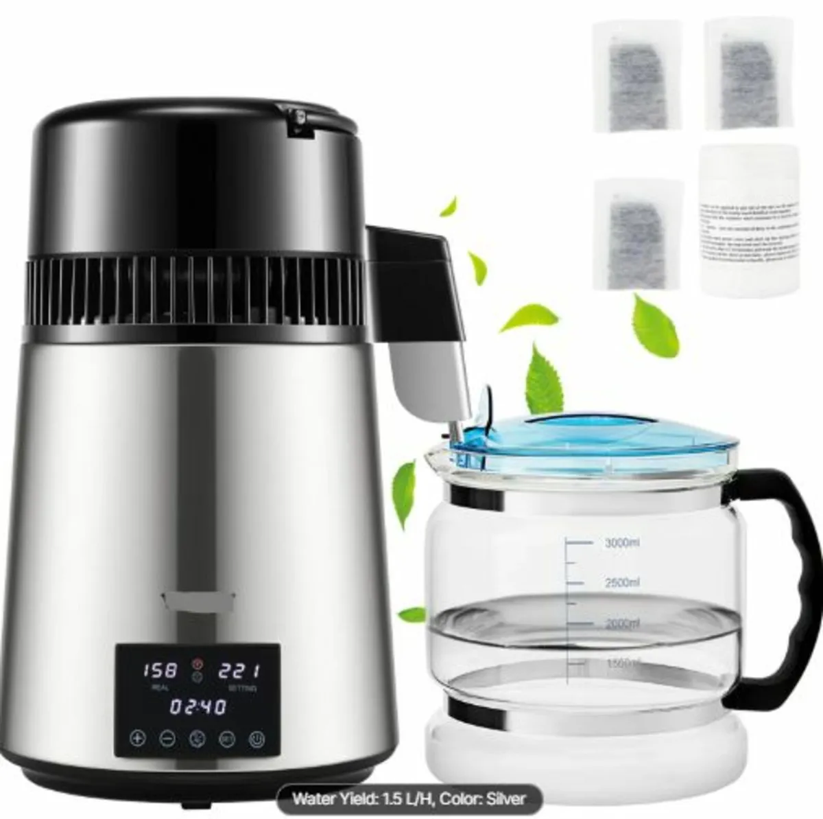 4L Water Distiller 1.5L/H Distilled Water Maker - Image 3