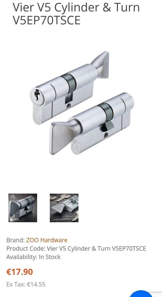 Vier cylinder locks - Image 1