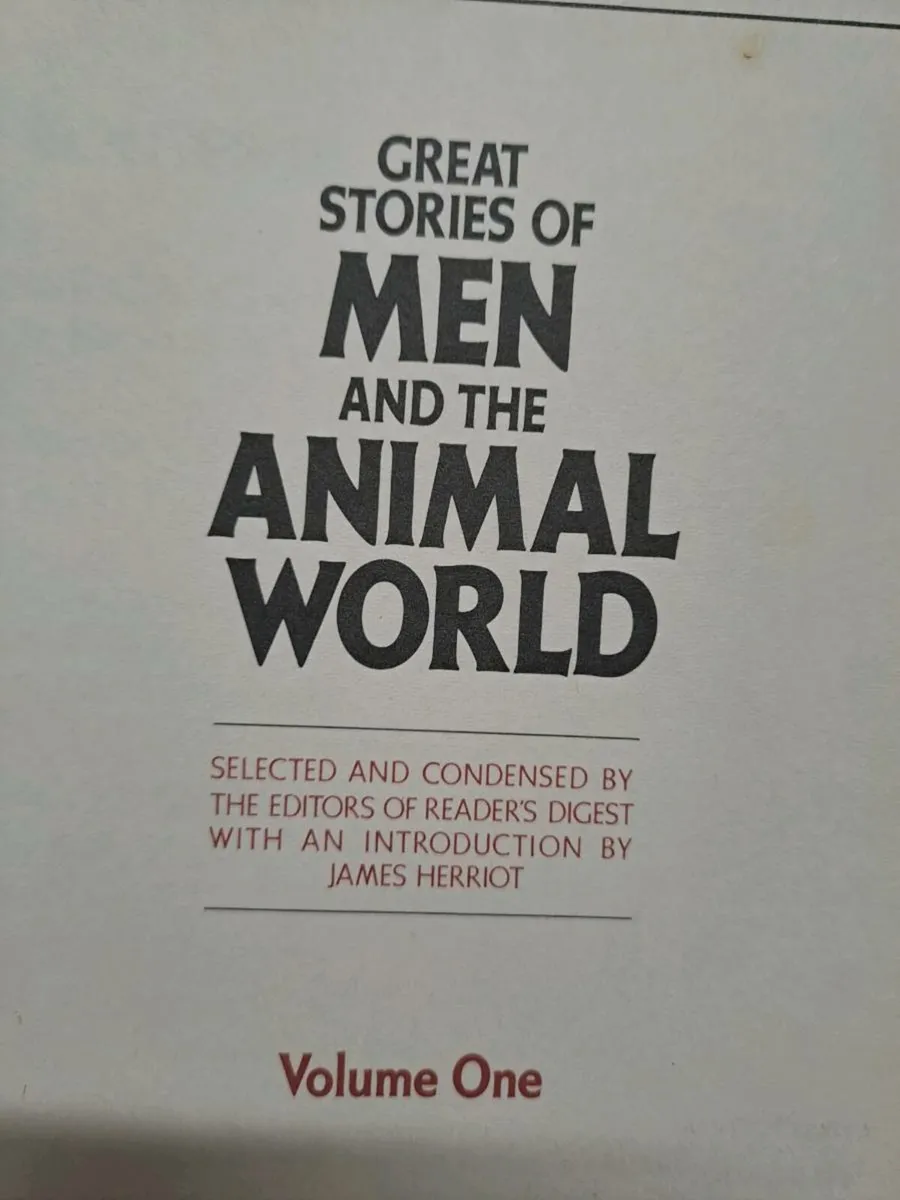 Great Stories of Men and the Animal World 1st ed - Image 4
