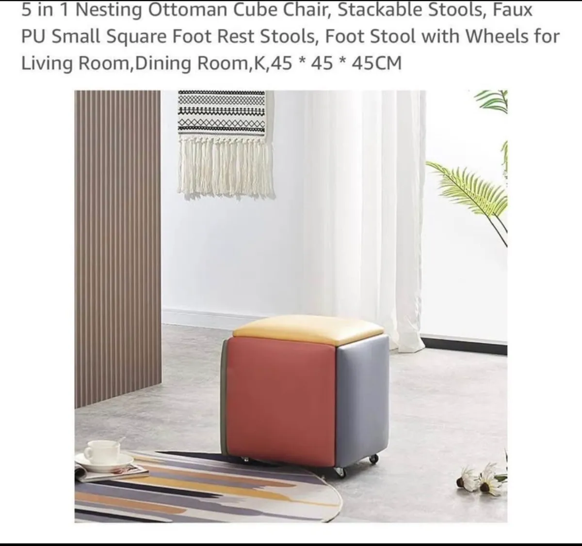 Multiple use otoman with 5 seats - Image 1