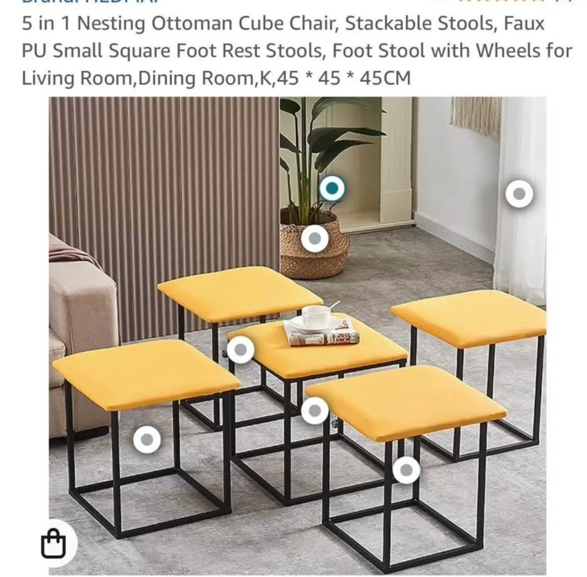 Multiple use otoman with 5 seats - Image 2