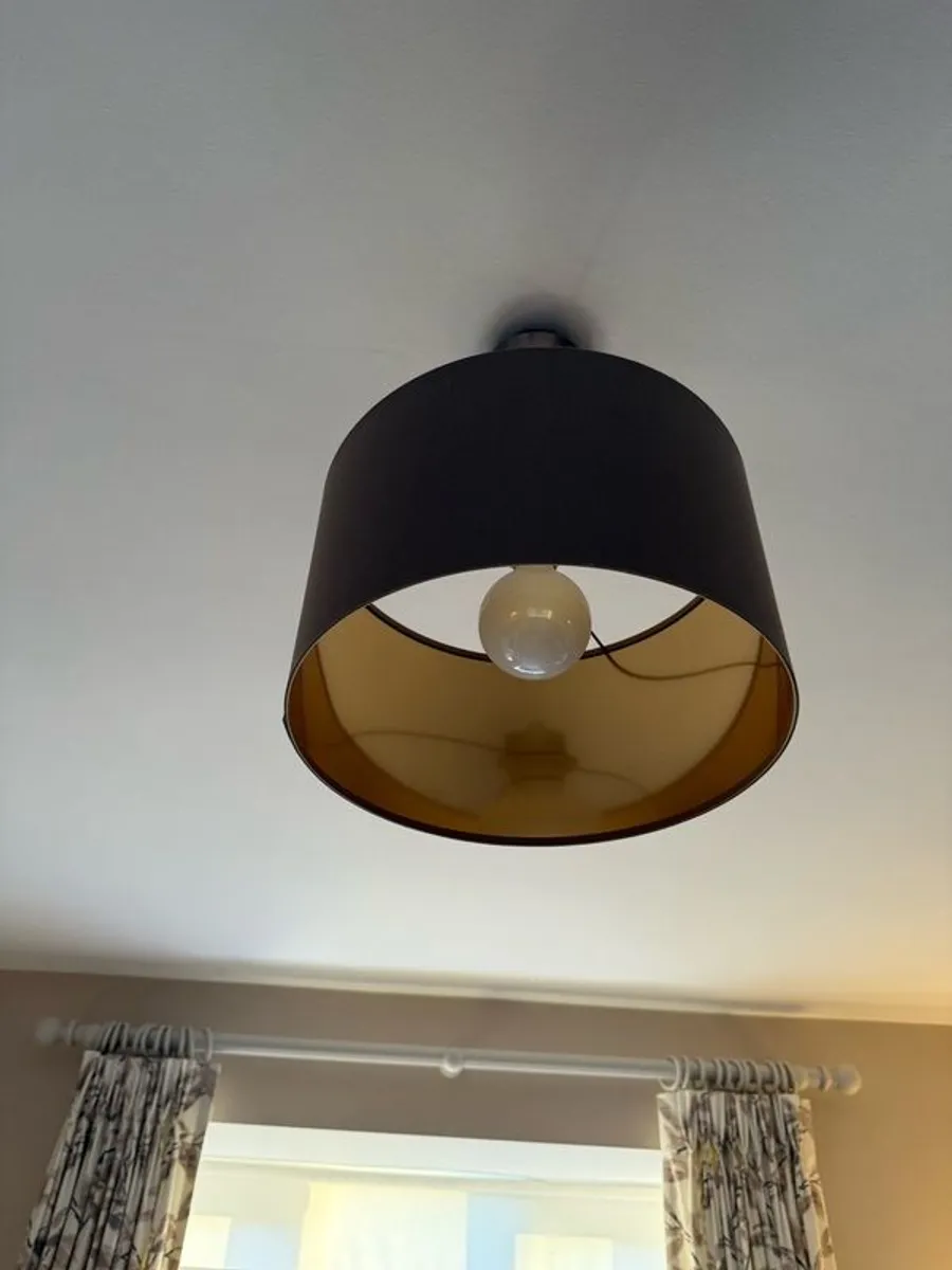 Pendant hanging light 38cm x 2 - Image 2