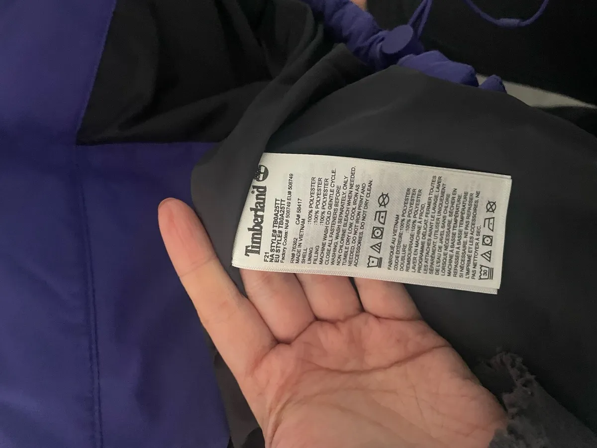 Puff jacket Timberland purple size L - Image 4