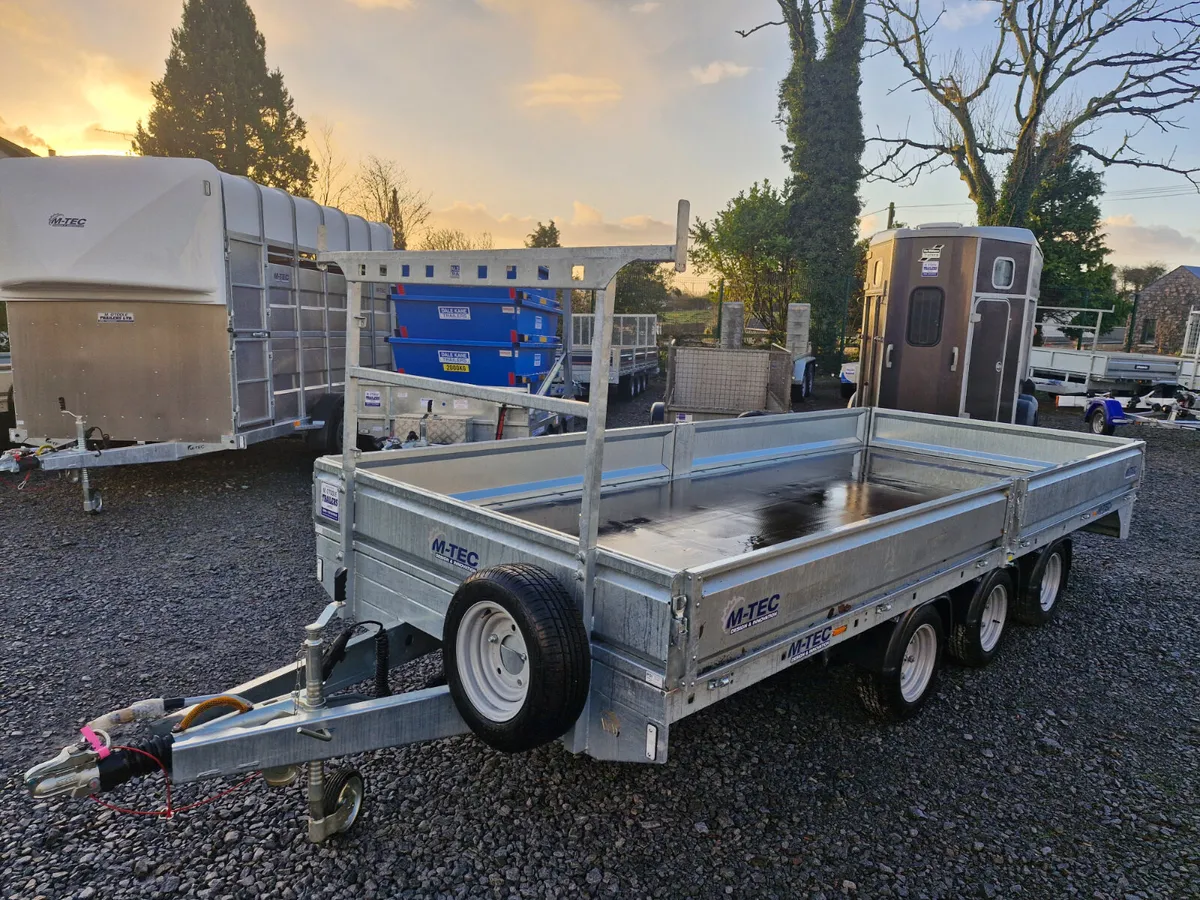 NEW  M-TEC   16' x 6'6"  DROPSIDES  TRAILER - Image 2