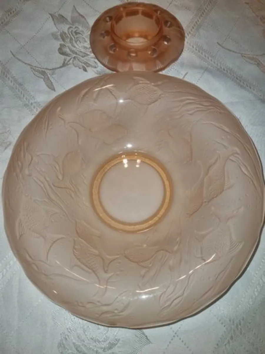 Art Deco Glass Rose Bowl - Image 2