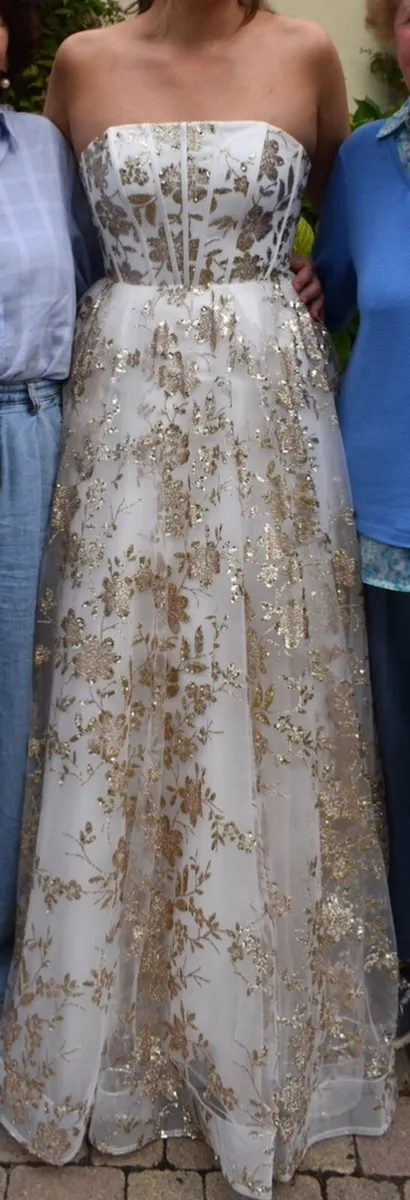 Obsession Showroom Keelan White Debs Dress - Image 2