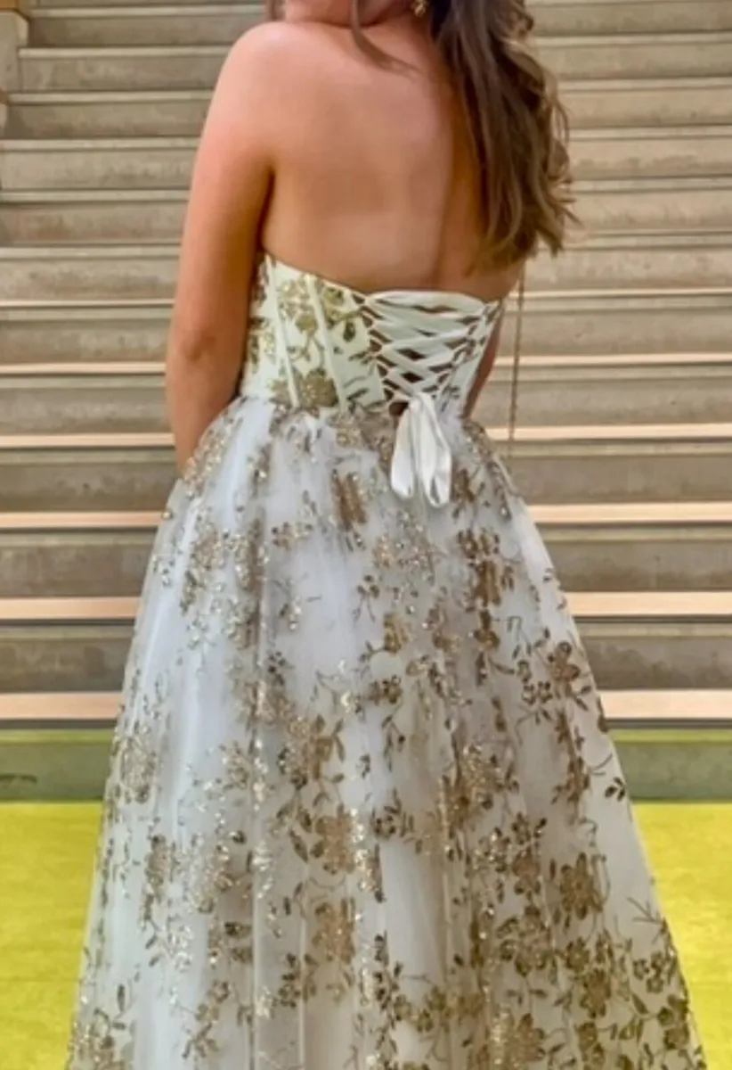 Obsession Showroom Keelan White Debs Dress - Image 4