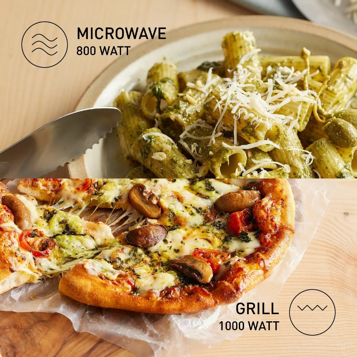 NN-GT23QMBPQ 20L Grill Microwave Oven with Glass - Image 4