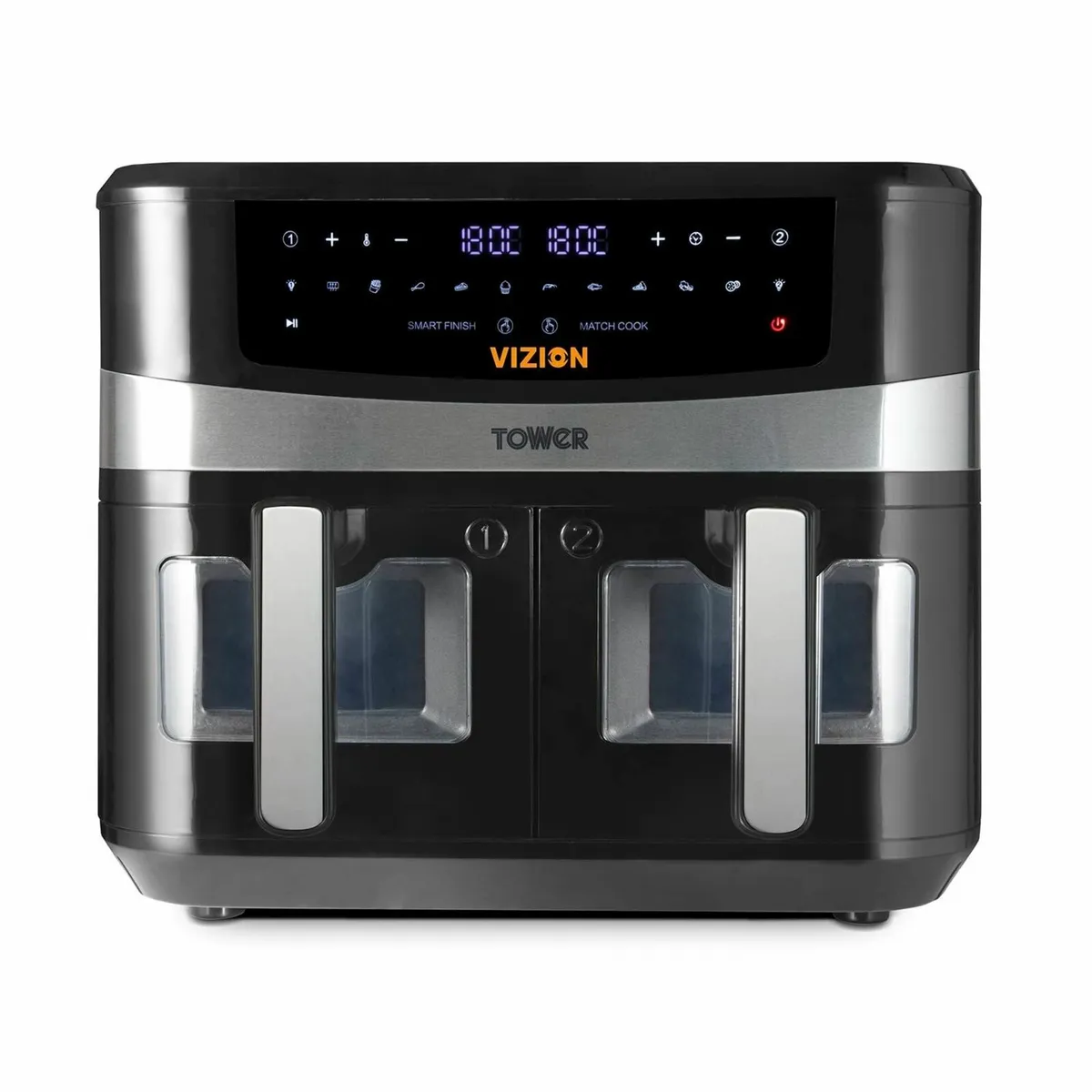 T17100 Vortx Vizion 9L Dual Basket Air Fryer with - Image 1