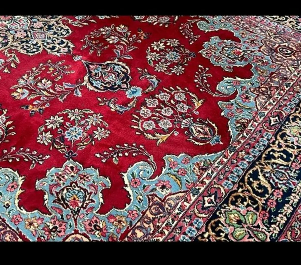 XL Perser Kirman Rug Carpet - Image 4