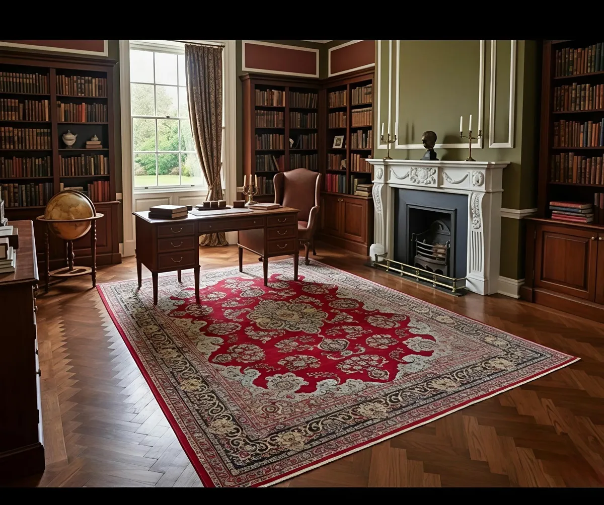 XL Perser Kirman Rug Carpet - Image 1