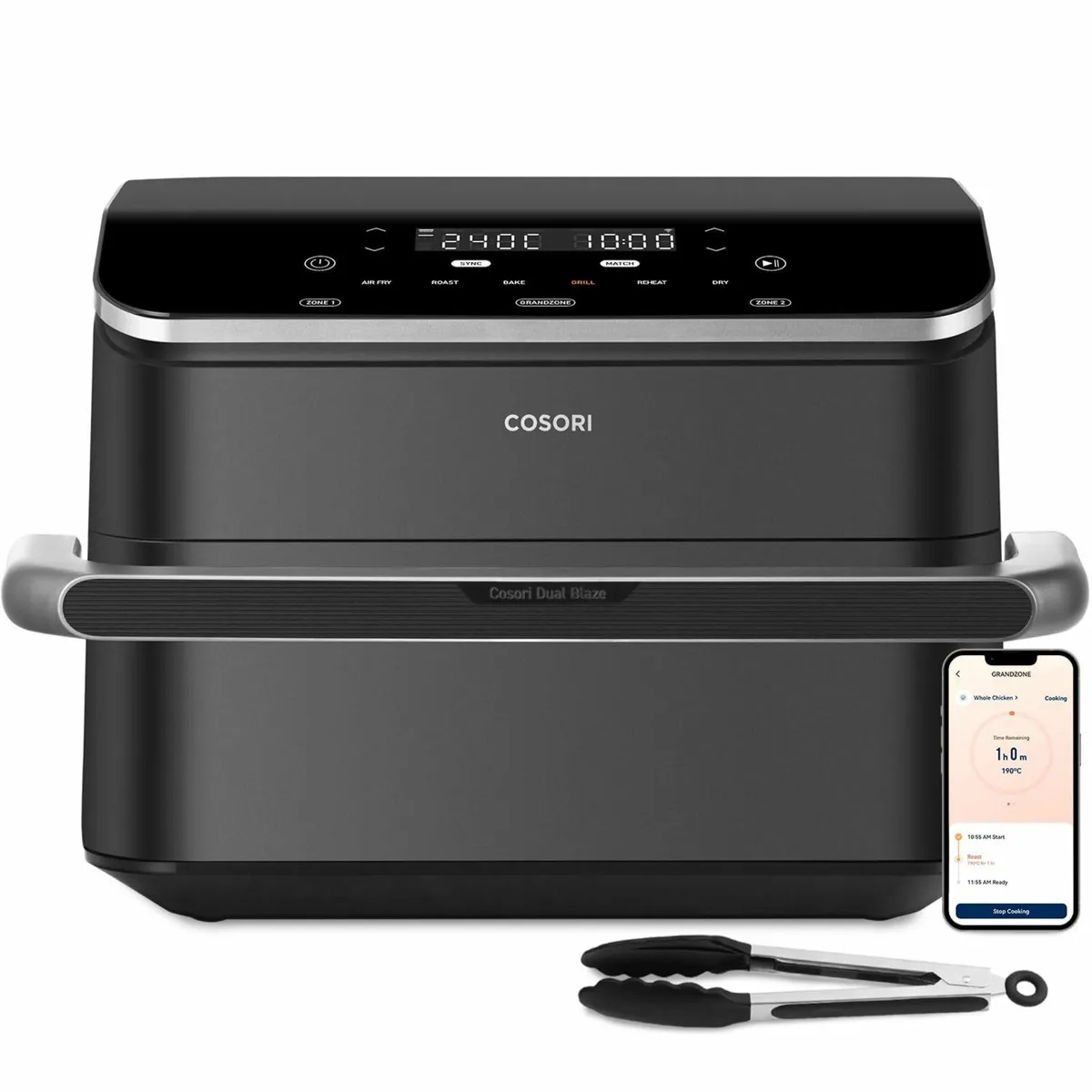 Dual Air Fryer TwinFry 10L Flexible Capacity - Image 1