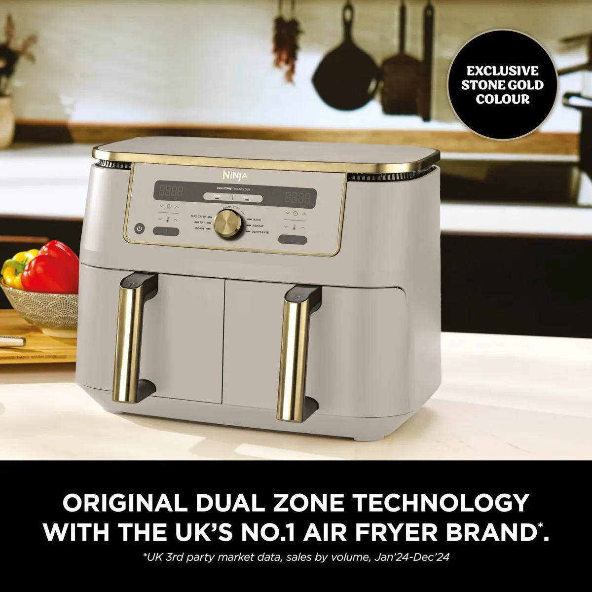MAX Dual Zone Digital Air Fryer 2 Drawers 9.5L - Image 3