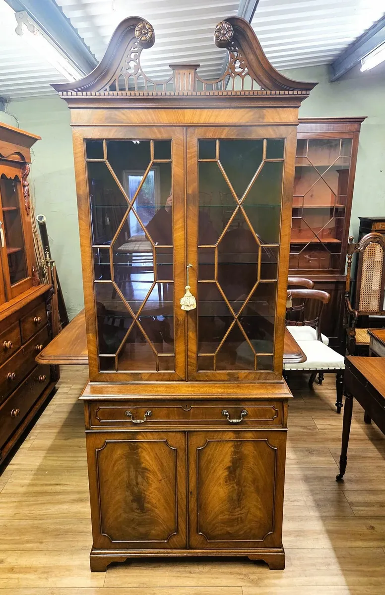 Antique Display Bookcase- Circa 1920 - Image 2