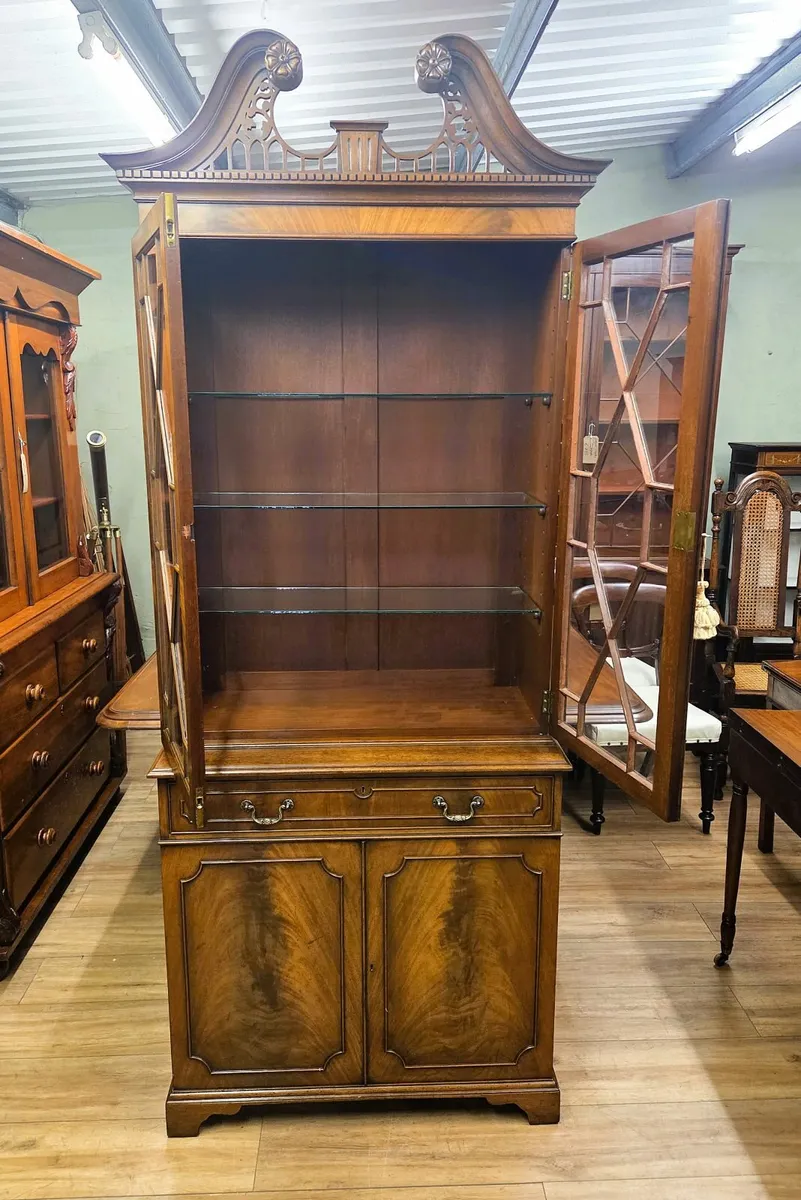 Antique Display Bookcase- Circa 1920 - Image 4