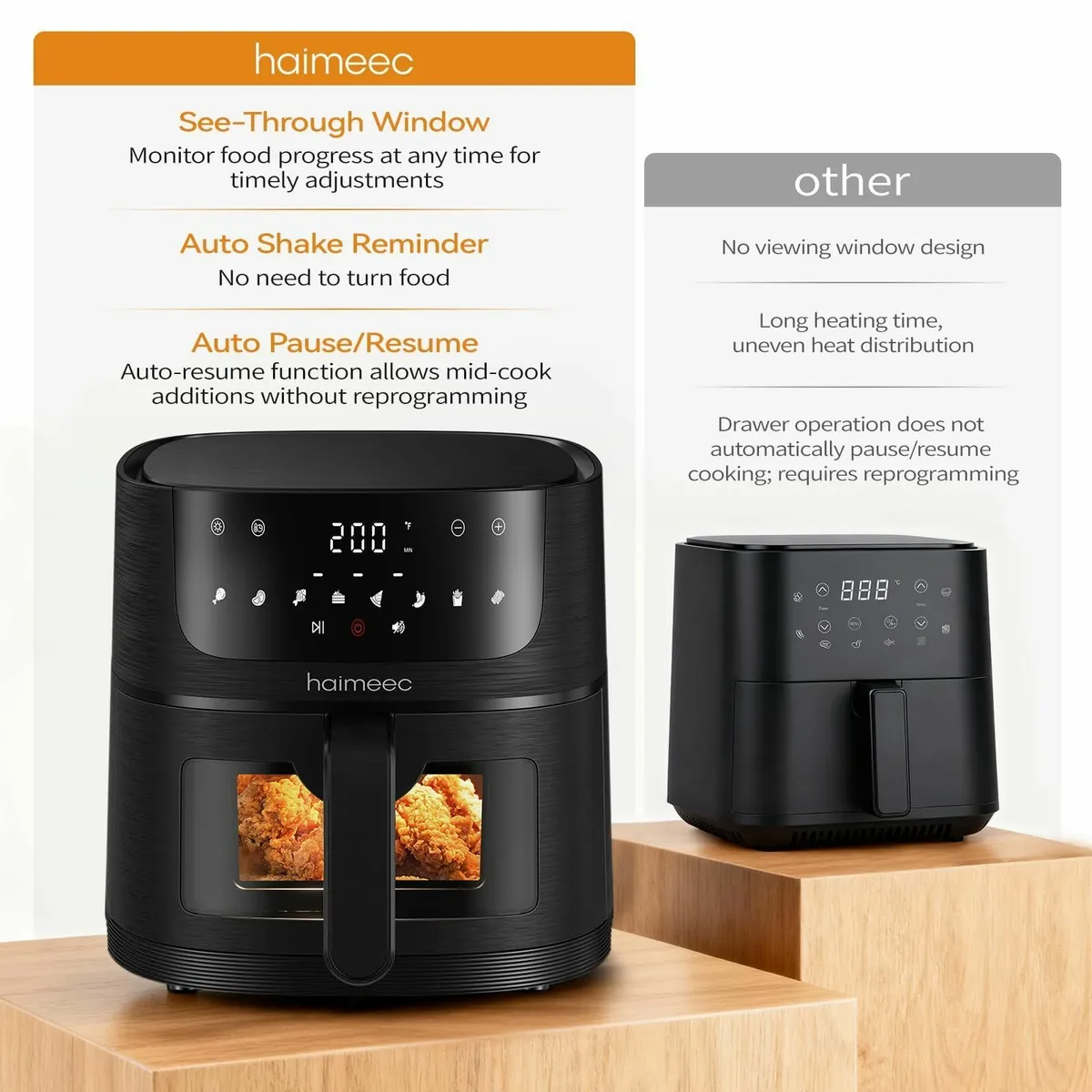 Air Fryer 6L 8 cooking options Visual Window Max - Image 4