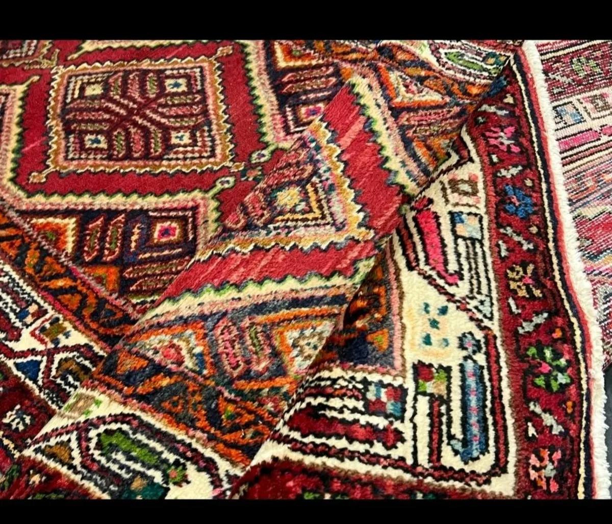 Perser Hamadan Runner Rug Carpet - Image 2