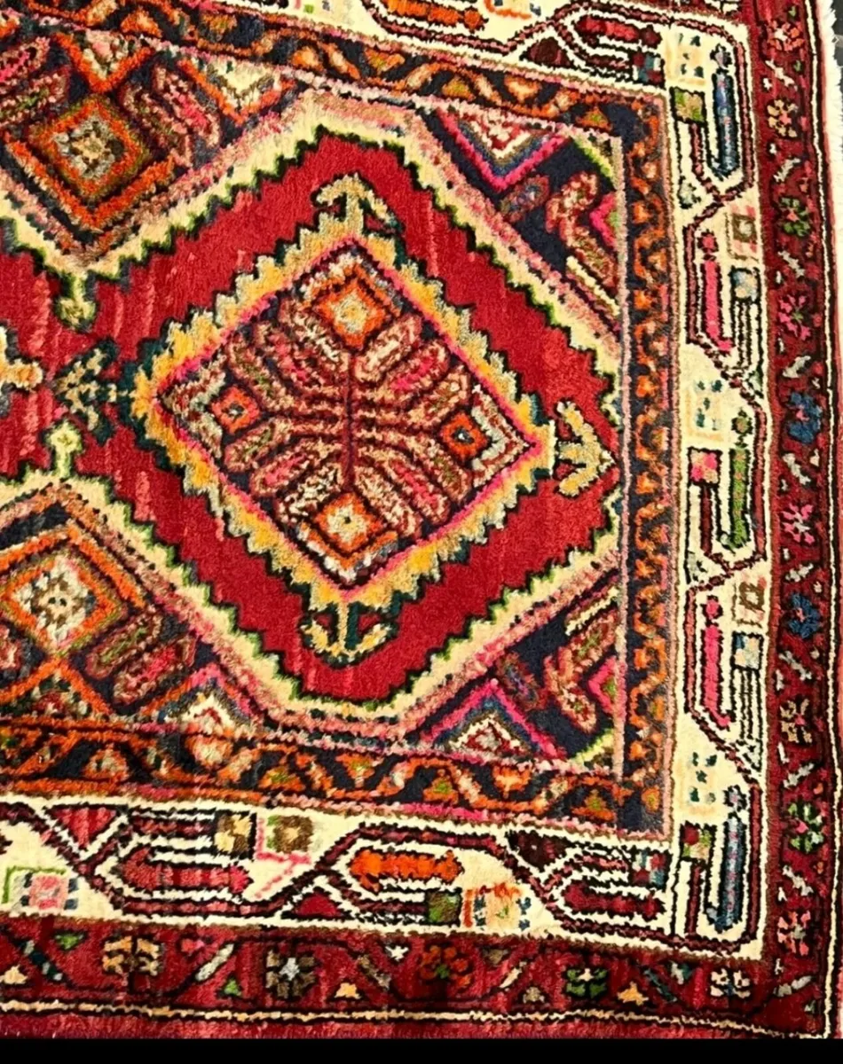 Perser Hamadan Runner Rug Carpet - Image 3