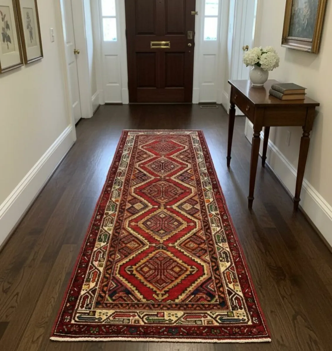 Perser Hamadan Runner Rug Carpet - Image 1