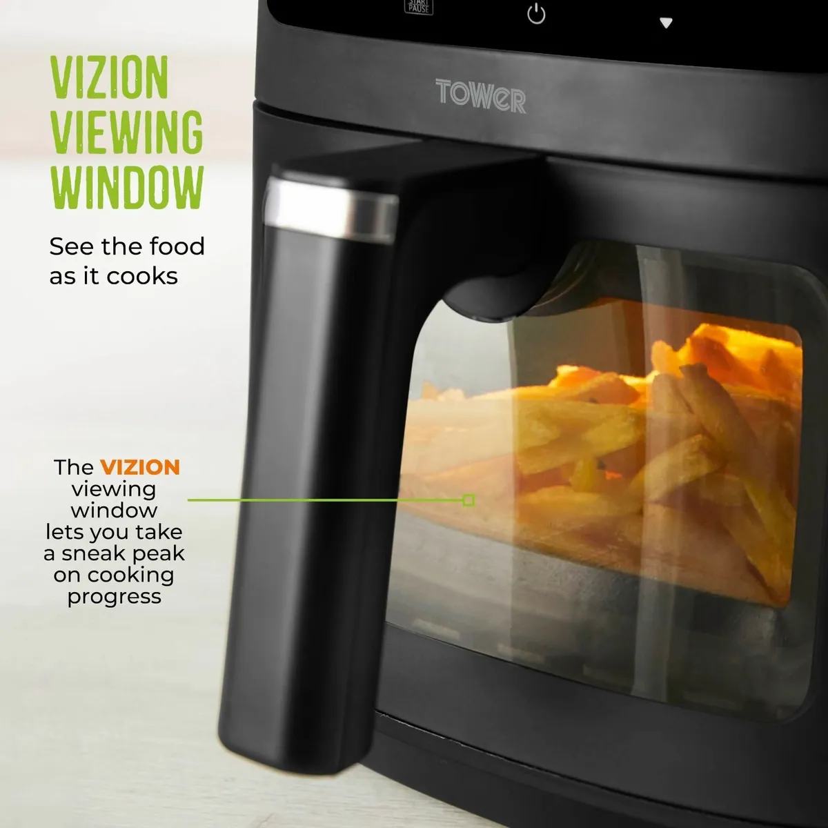 T17176 Vortx Vizion 8L Air Fryer with Digital - Image 4