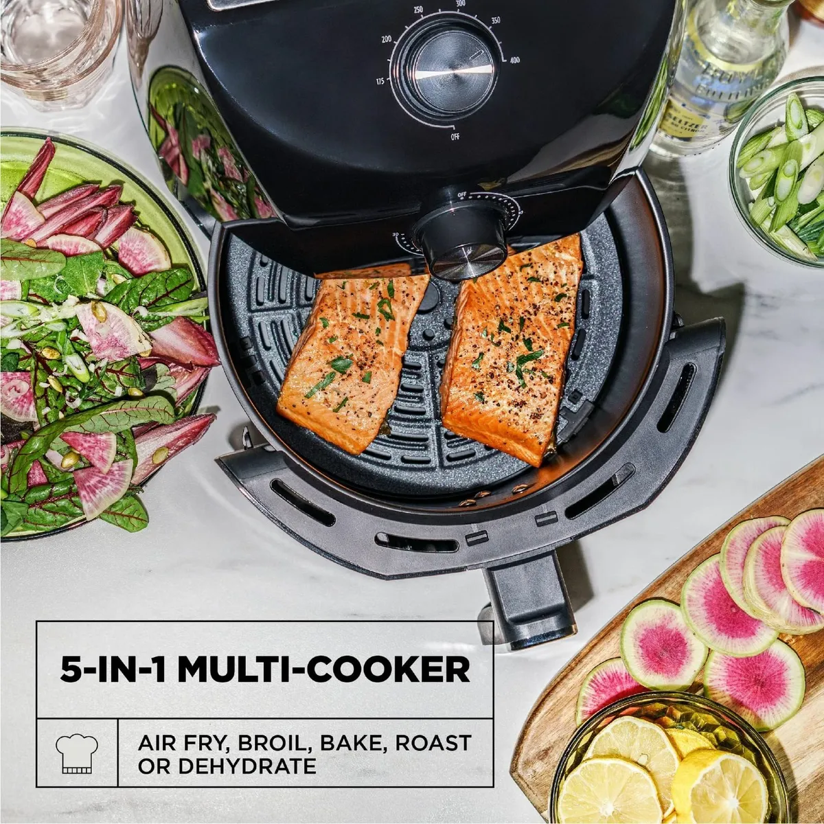3.5 L Manual Air Fryer Faster Pre-Heat No-Oil - Image 3