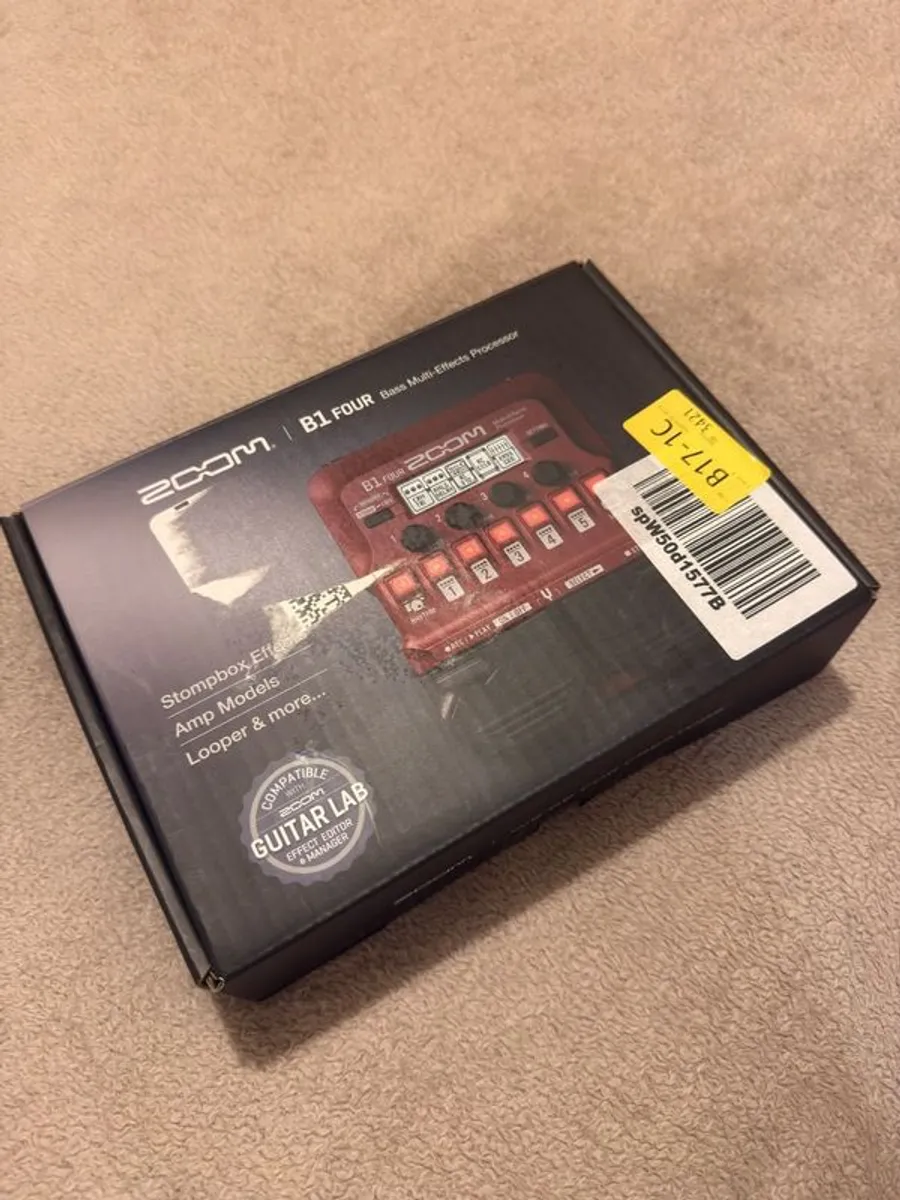 Zoom B1 Four Bass Multi-Effects Pedal (Boxed) - Image 2