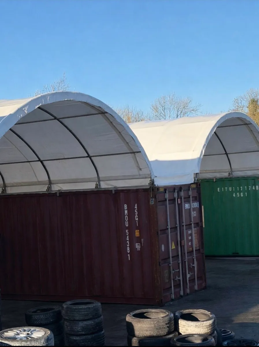 C2040H Container Shelter Enclosed Back Wall - Image 2