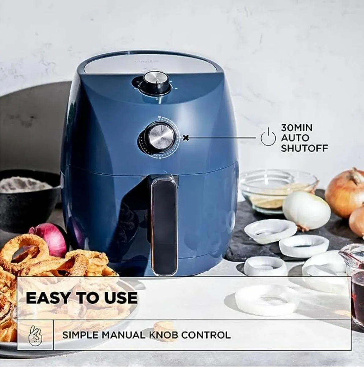 3.5 L Manual Air Fryer Faster Pre-Heat No-Oil - Image 4