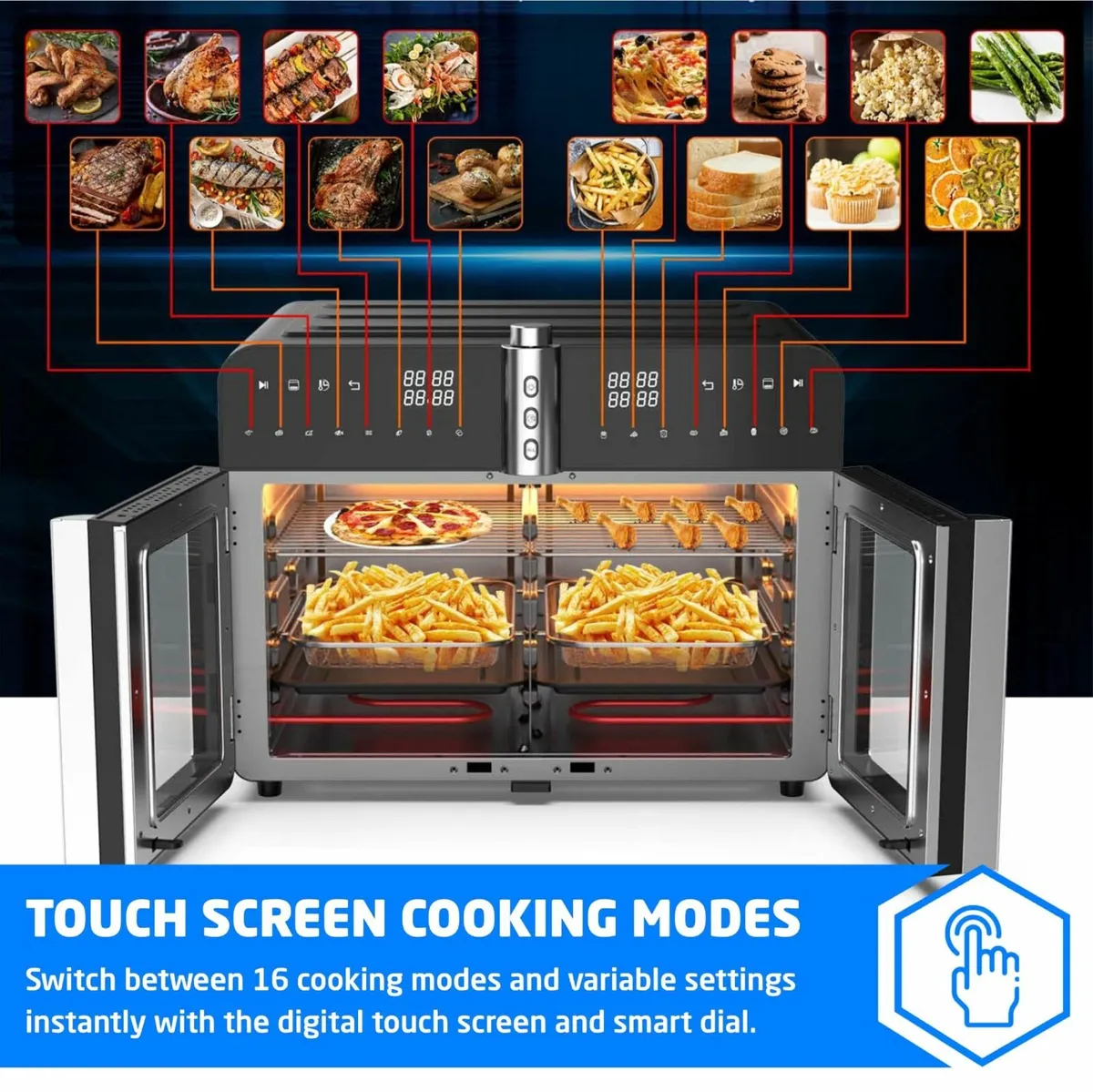 36 Litre Air Fryer Oven with French Doors and - Image 3