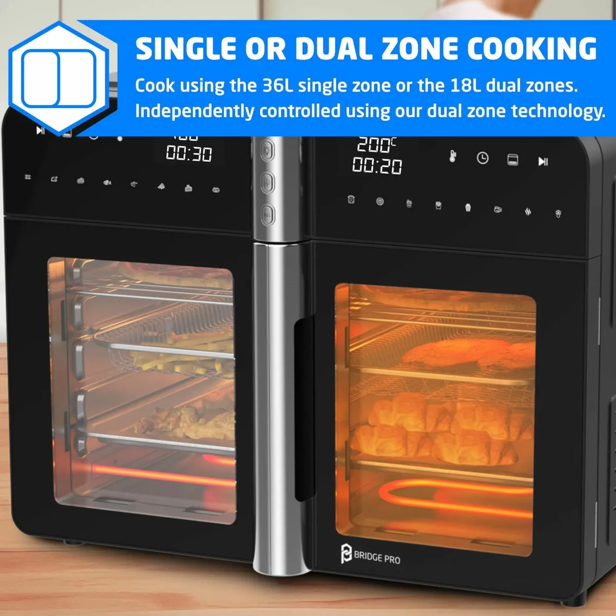 36 Litre Air Fryer Oven with French Doors and - Image 4