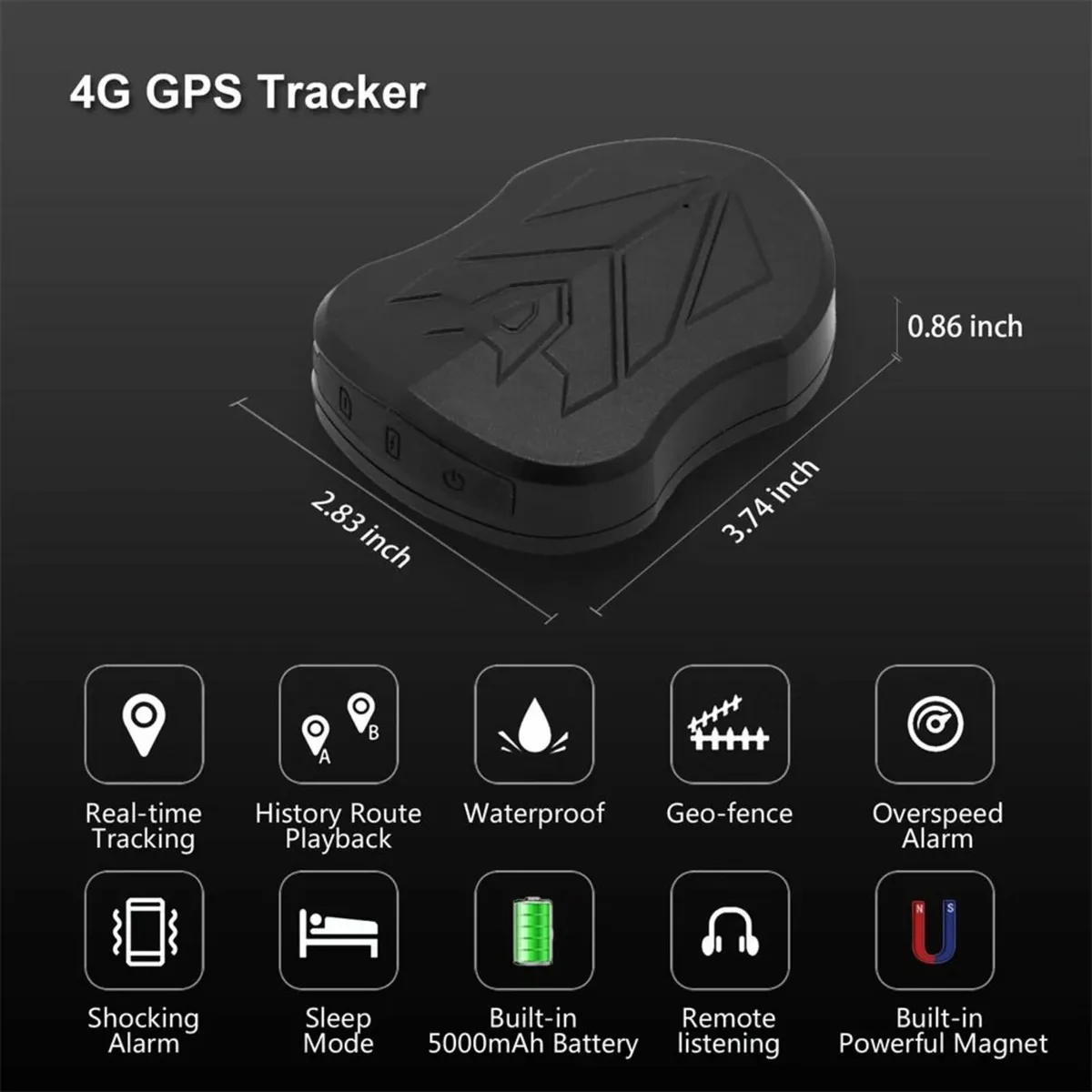 Car Tracker Waterproof GPS Locator Real Time APP - Image 4