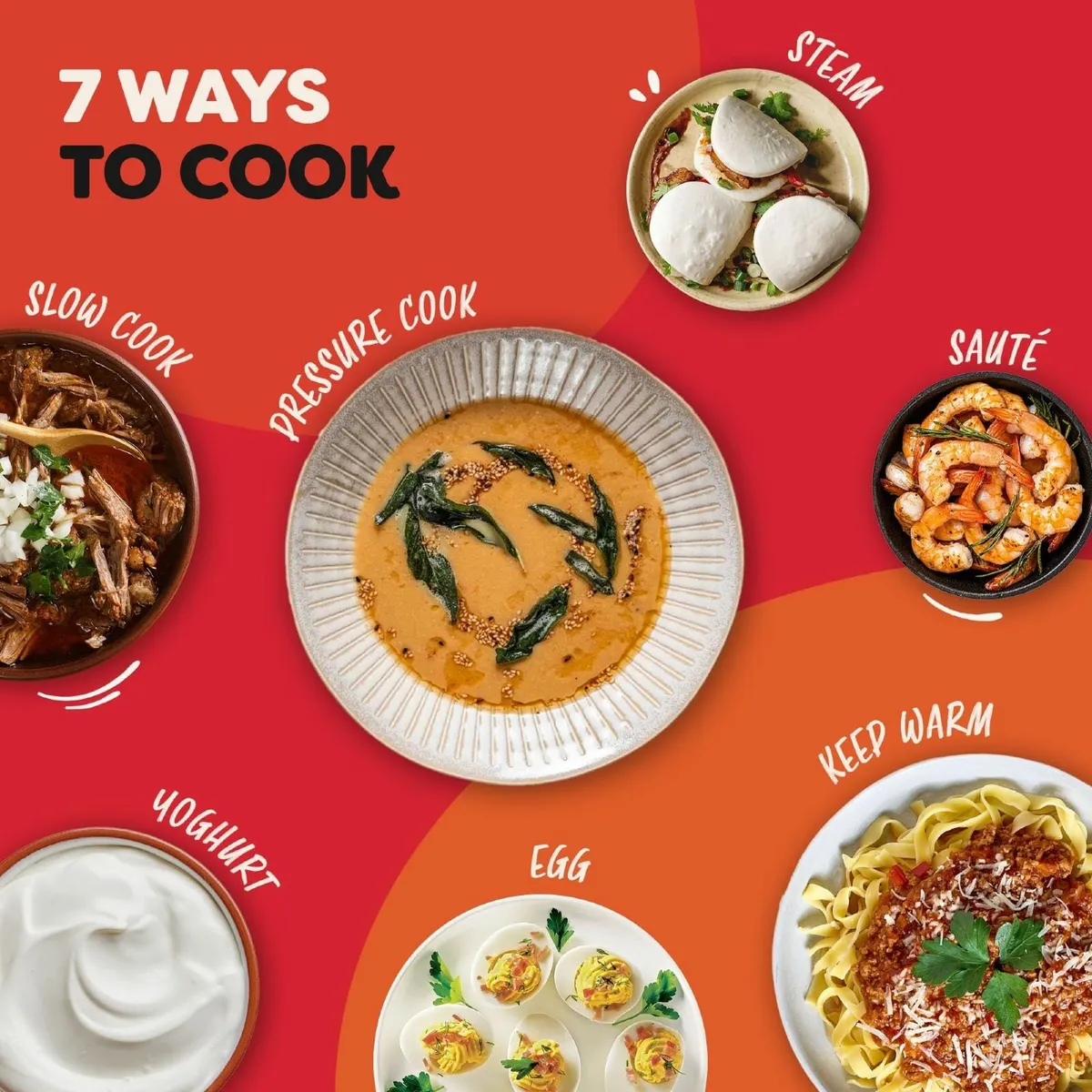 3.8L Multicooker 7-in-1 Smart Cooker - Pressure - Image 3