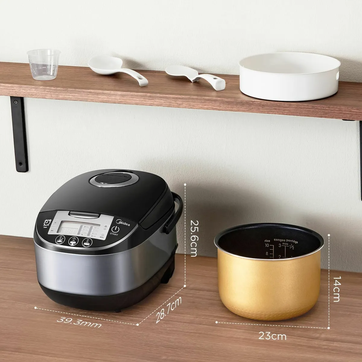 Multifunctional Rice Cooker With Steamer (10 cup - Image 2