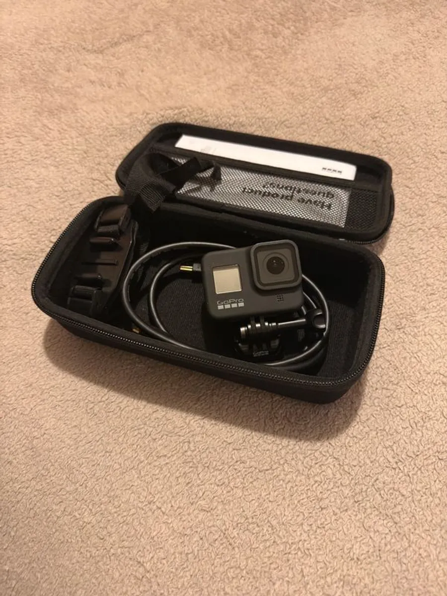 GoPro Hero8 Black GoPro Hero8 Black + Helmet Strap + Sticky Mount + Case - Image 1
