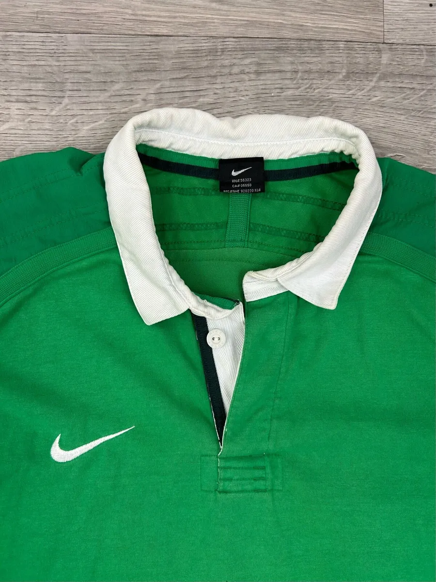 Vintage 90s Nike Rugby Jersey Shirt Ireland Style - Image 3