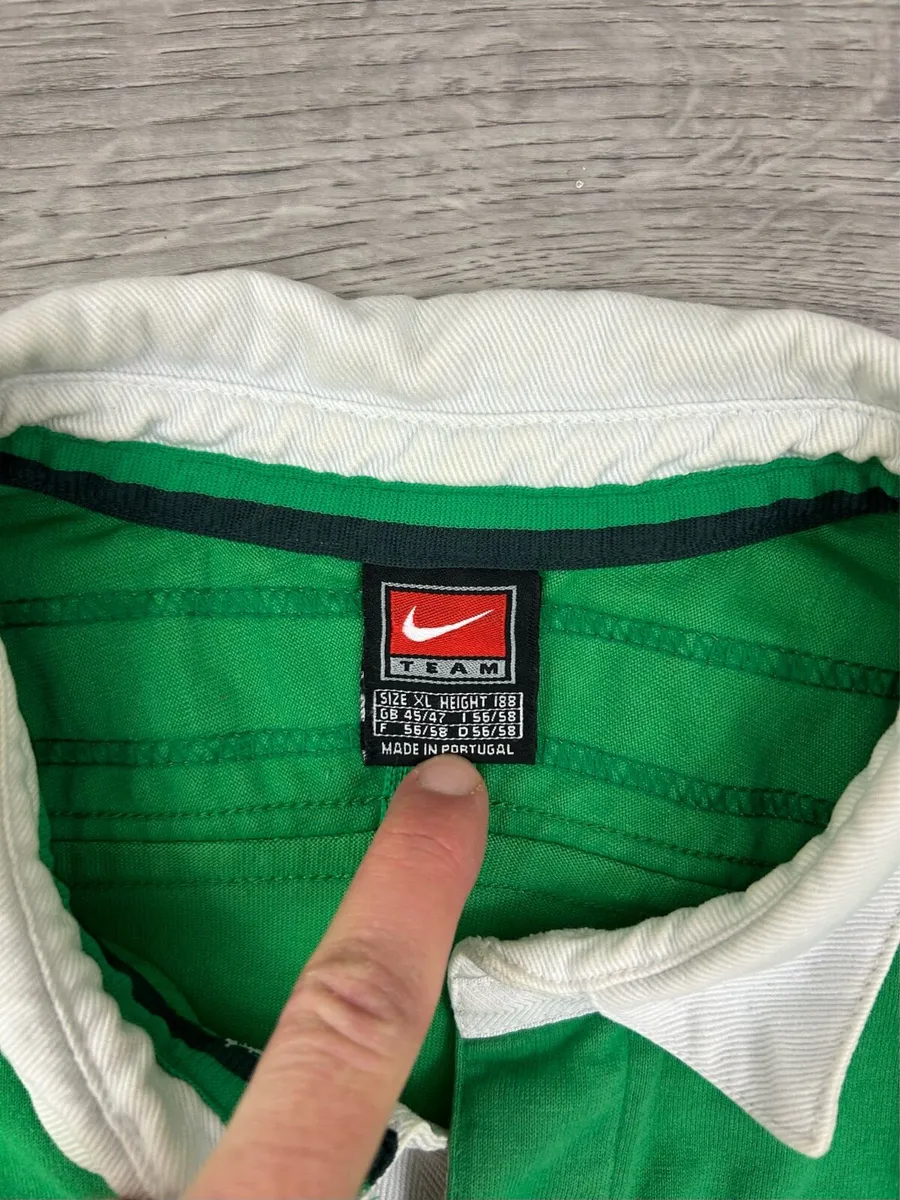 Vintage 90s Nike Rugby Jersey Shirt Ireland Style - Image 4